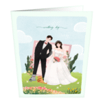 Wedding and Cats Greeting Card