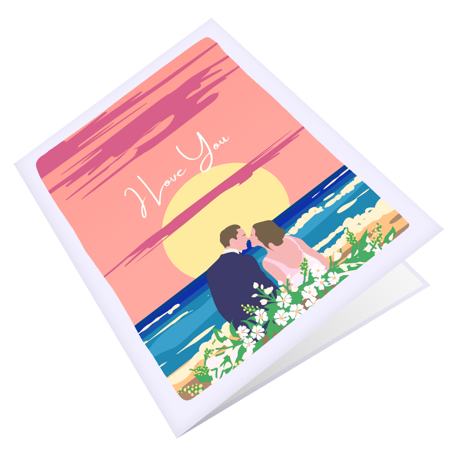 Kissing You Greeting Card Kissing You Greeting Card