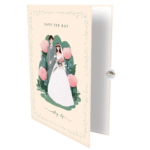 Wedding and Roses Greeting Card