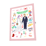 Cartoon Wedding Greeting Card