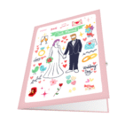 Cartoon Wedding Greeting Card