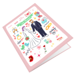 Cartoon Wedding Greeting Card