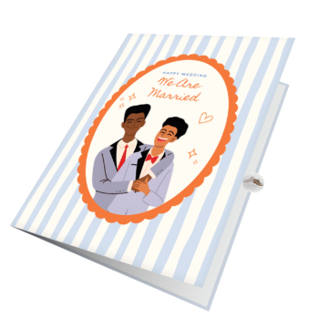Gay Wedding Greeting Card