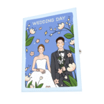 Her and Him Greeting Card