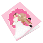 Korea Wedding Couple Greeting Card