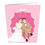 Korea Wedding Couple Greeting Card