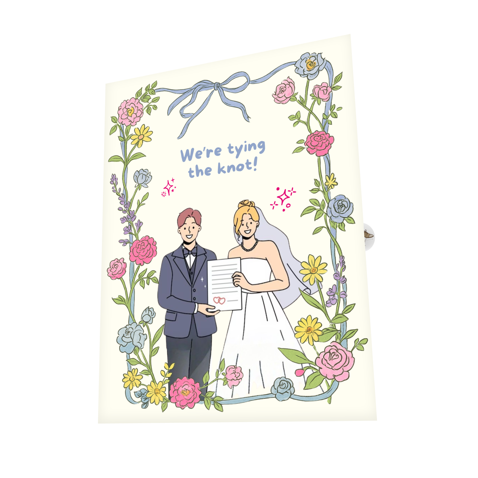 Marry Certificate Greeting Card Marry Certificate Greeting Card