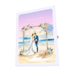 Beach Wedding Greeting Card