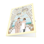 Pretty Couple Greeting Card