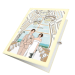 Pretty Couple Greeting Card