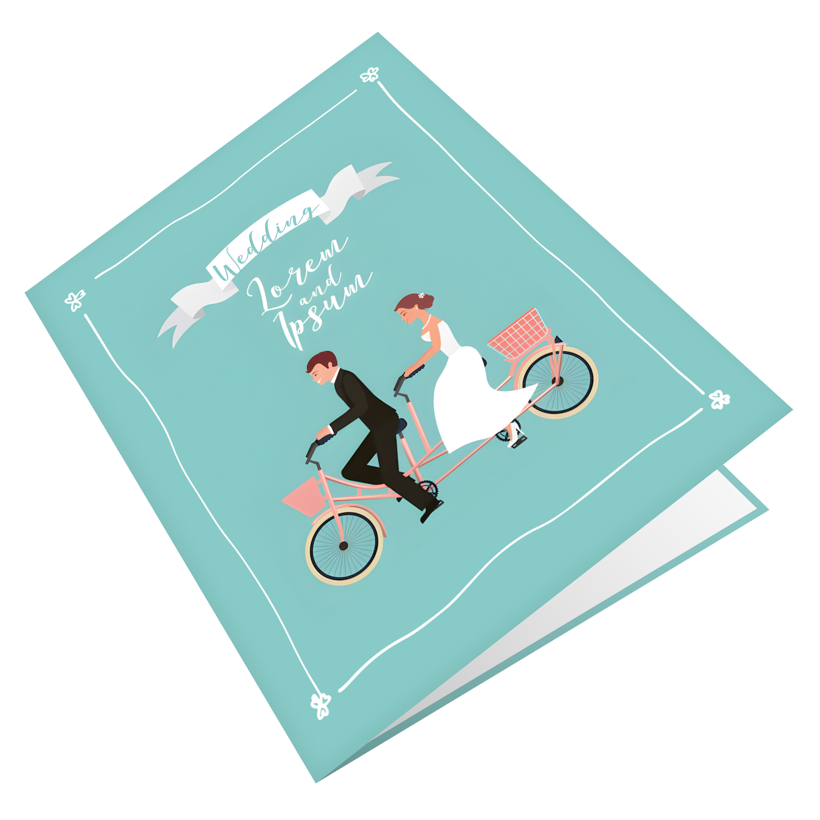 Tricycle WeddingGreeting Card (6)