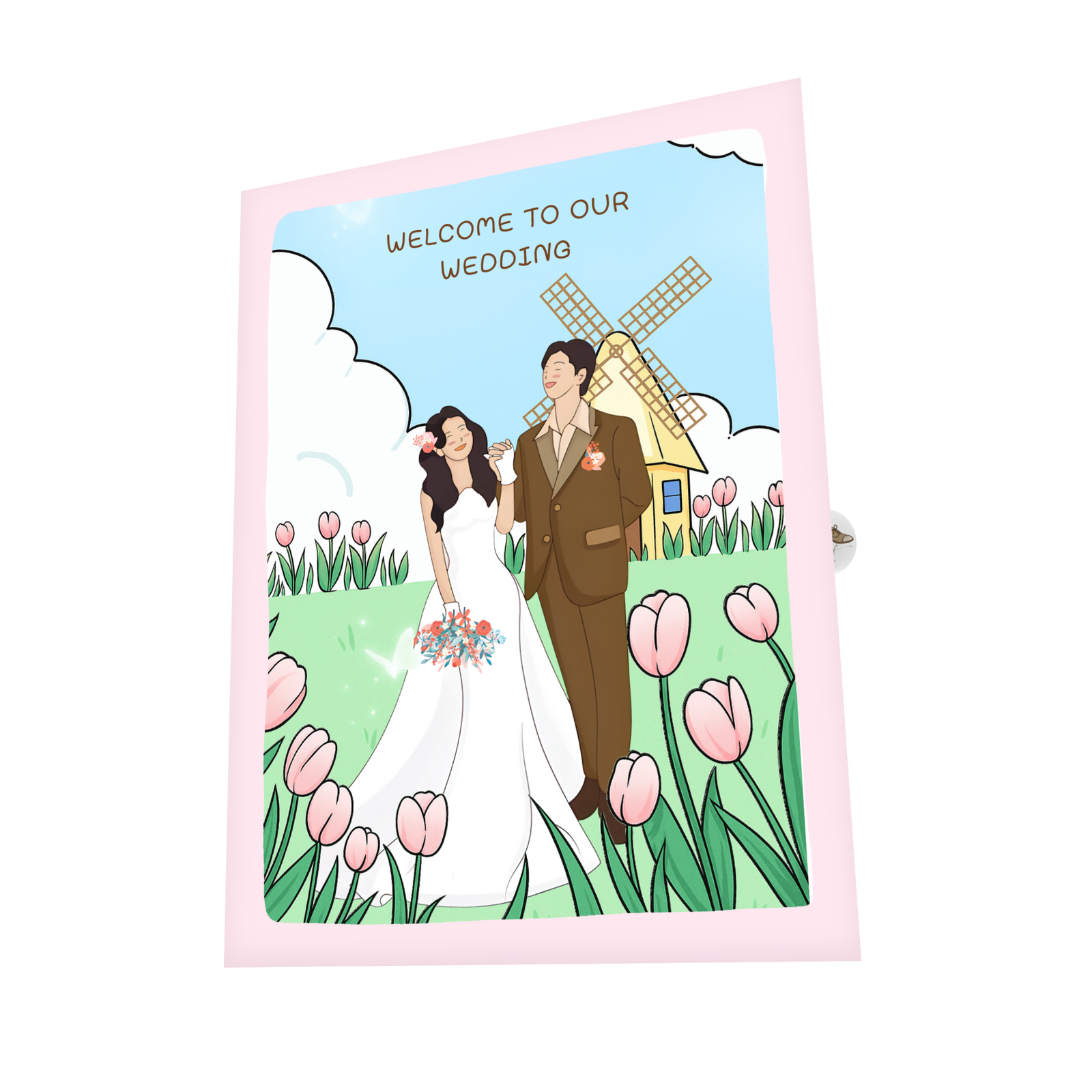 Tulip Wedding Greeting Card Tulip Wedding Greeting Card