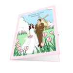 Tulip Wedding Greeting Card