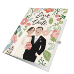 US Style Wedding Greeting Card