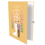 Wedding Gate and Couple Greeting Card (6)