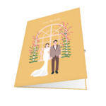 Wedding Gate and Couple Greeting Card (6)