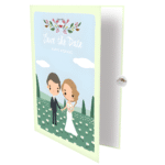 Wedding On Field Greeting Card (6)