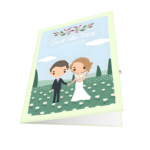 Wedding On Field Greeting Card (6)
