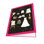 White Wedding Greeting Card
