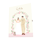 Young Couple Wedding Greeting Card