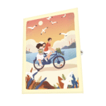 Biking With You Greeting Card (6)