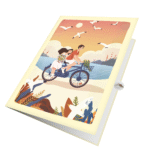 Biking With You Greeting Card