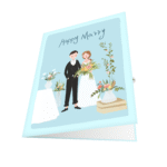 Floral Wedding Greeting Card (6)