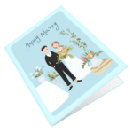Floral Wedding Greeting Card (6)