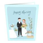 Floral Wedding Greeting Card (6)