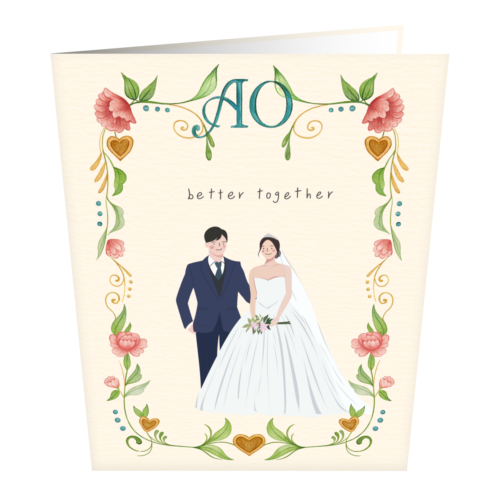 Korea Wedding Greeting Card