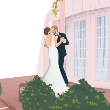 Romantic Wedding 3D Pop Up Card