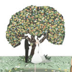 Wedding Under Tree 3D Pop Up Card