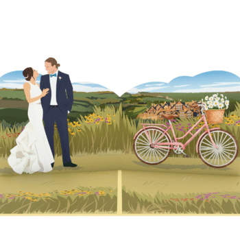 Colorado Wedding 3D Pop Up Card
